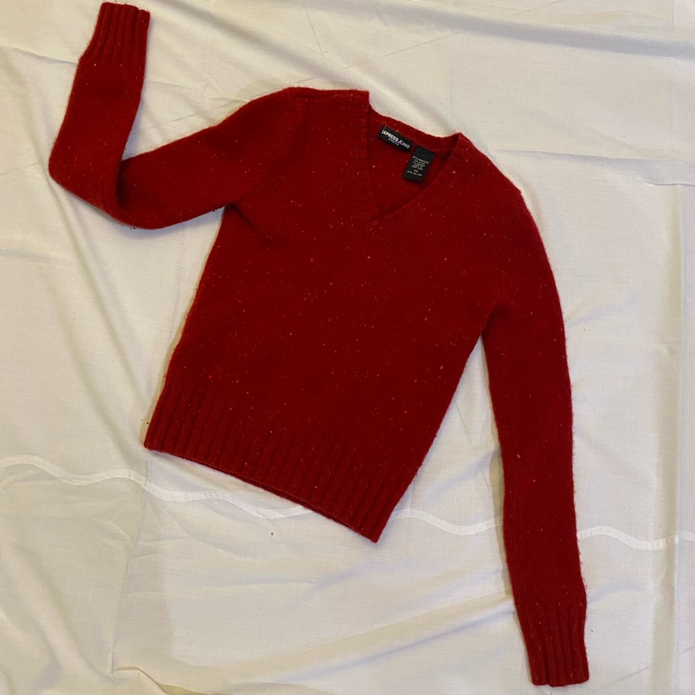 Red Wool Sweater